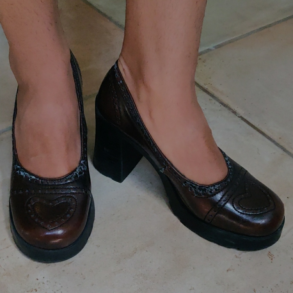 Vintage Leather Heels